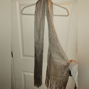 Shimmering Metallic Scarf